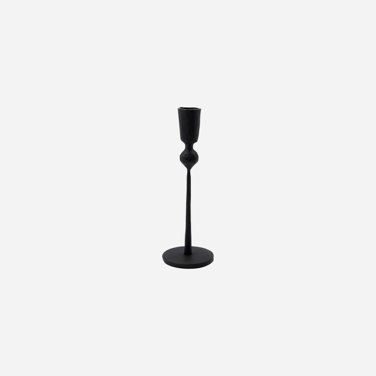 House Doctor Trivo Iron Candle Holder – Black (Small)