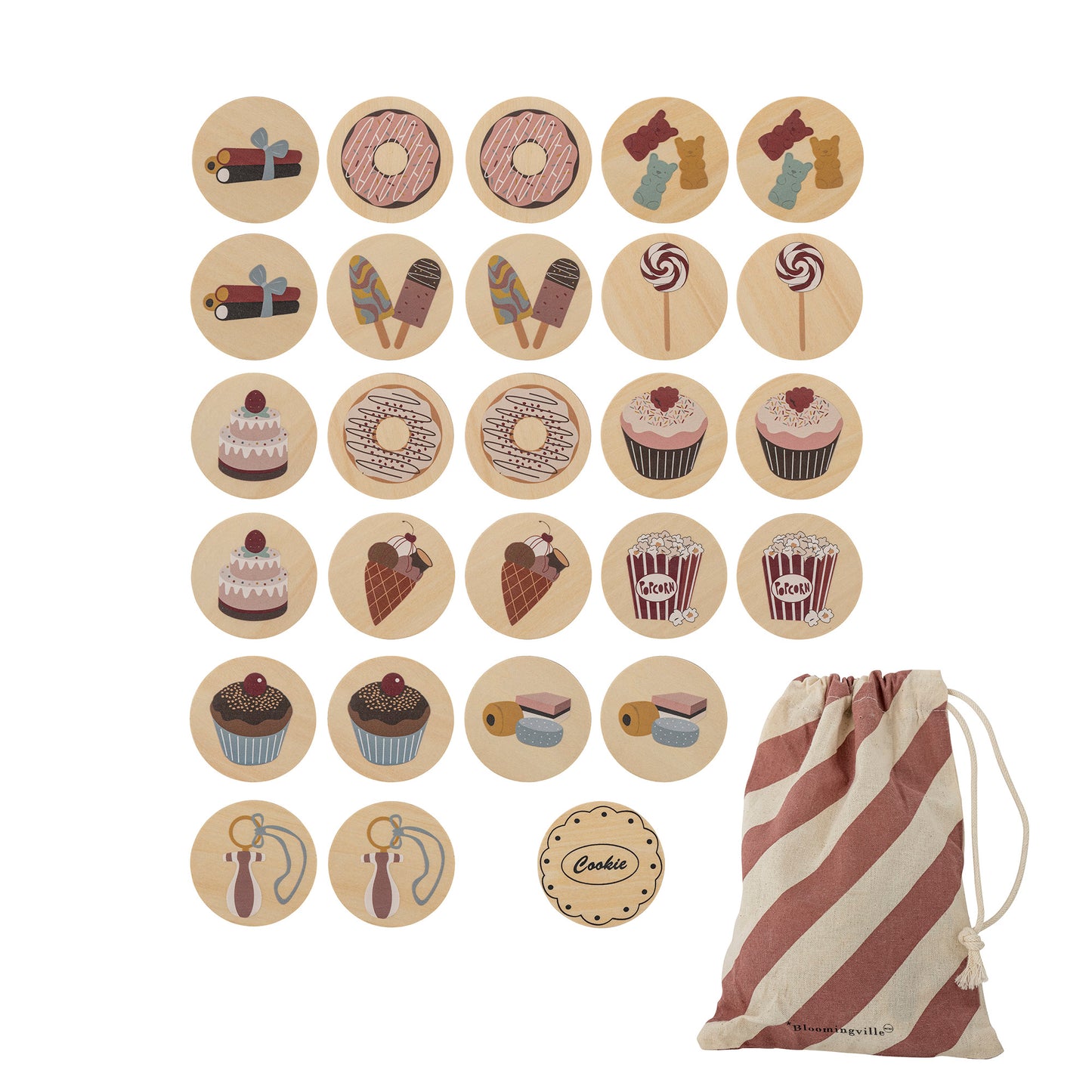 Bloomingville MINI Sesse Memory Game