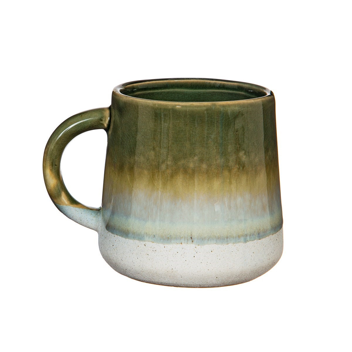 Sass & Belle Mojave Glaze Mug – Green & Grey