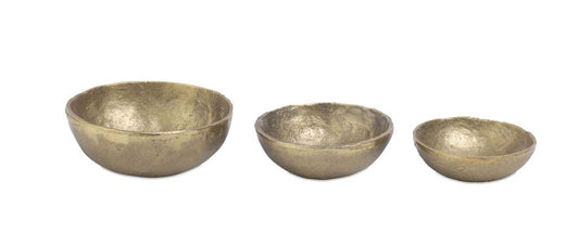 Nkuku Jahi Gold Bowl - Medium