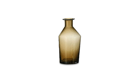 Nkuku Zaani Glass Vase - Coffee Brown - Medium