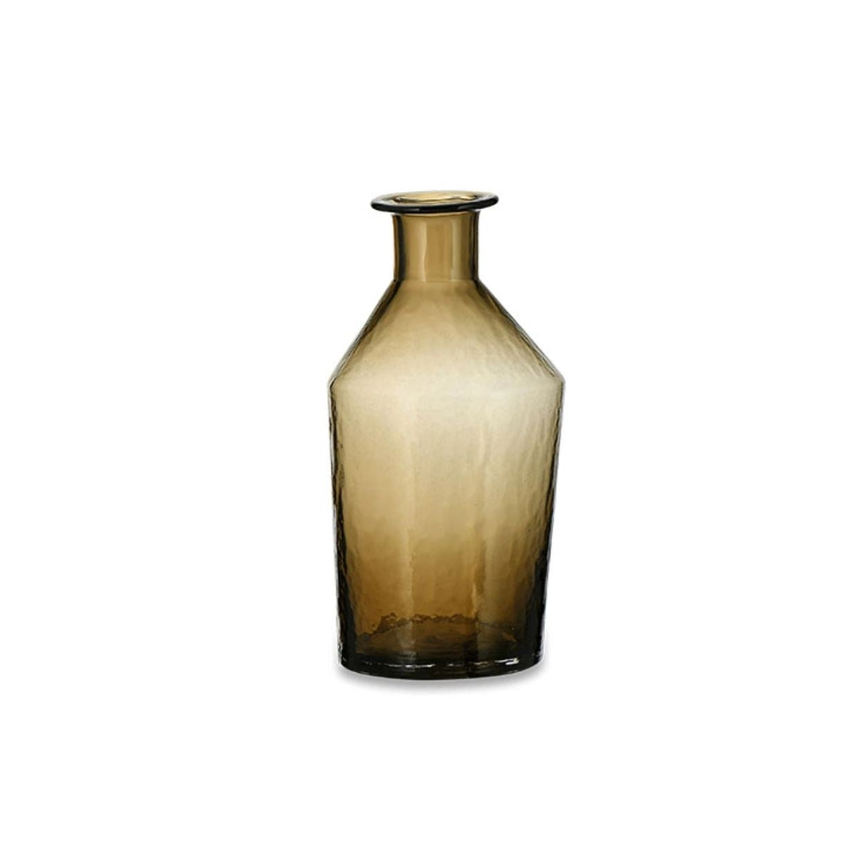 Nkuku Zaani Glass Vase - Coffee Brown - Medium