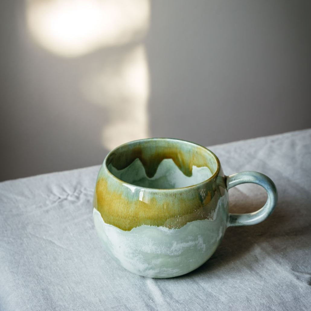 Egg Back Home Landscape Ball Mug