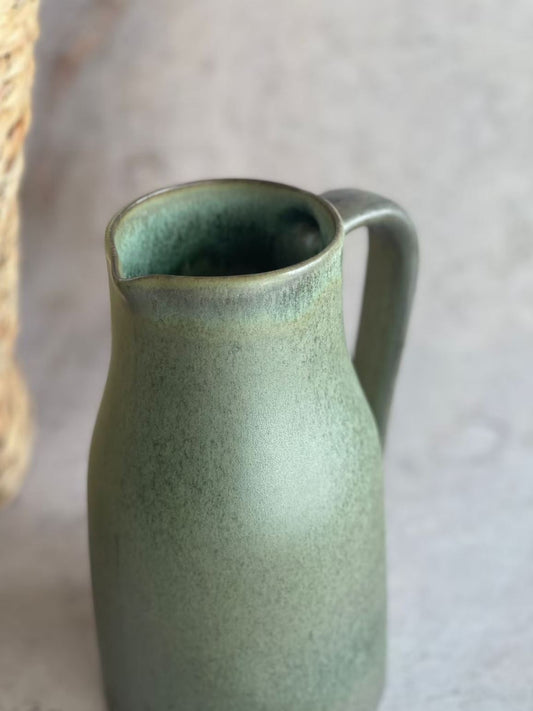 He’s Looking At You Pitcher – Stoneware