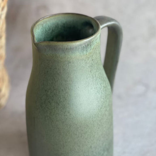 He’s Looking At You Pitcher – Stoneware
