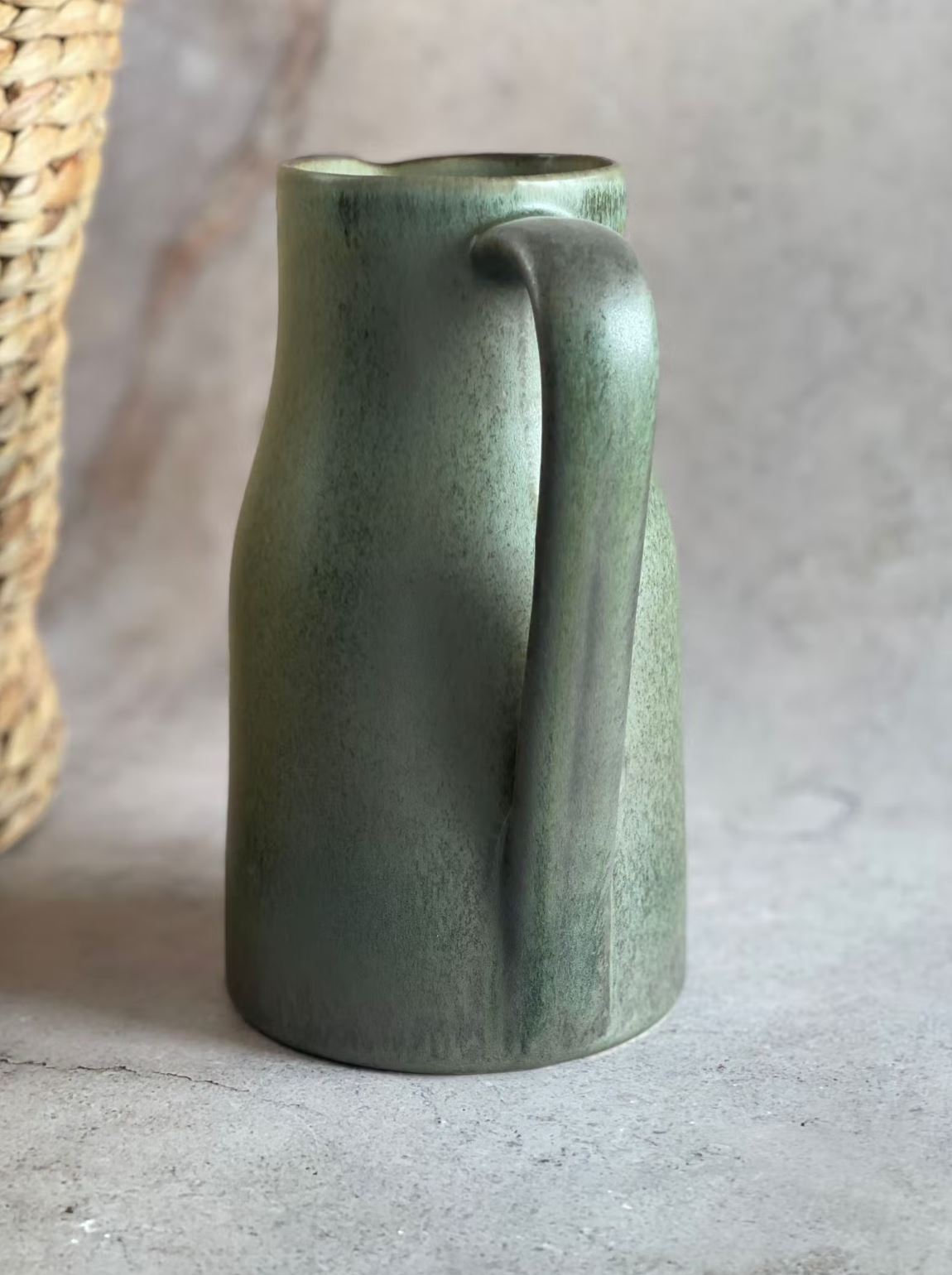 He’s Looking At You Pitcher – Stoneware