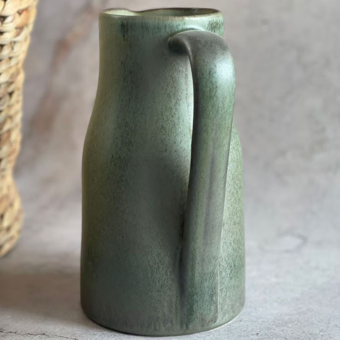 He’s Looking At You Pitcher – Stoneware