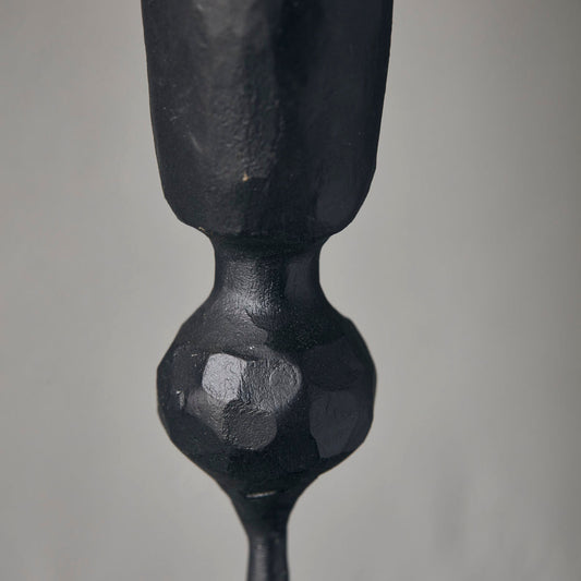 House Doctor Trivo Iron Candle Holder – Black (Small)