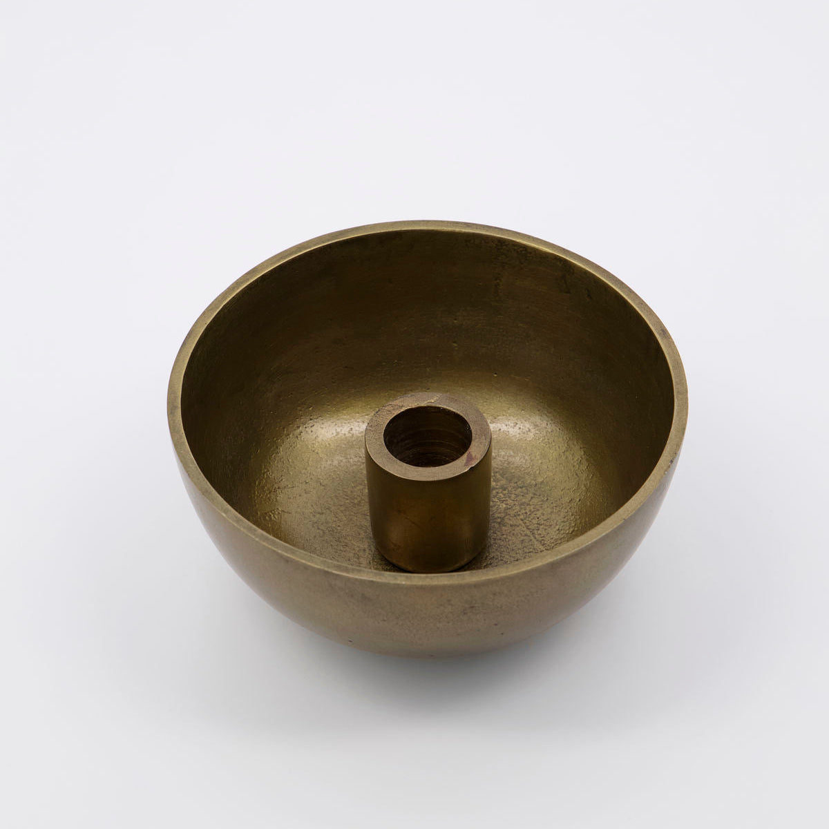 House Doctor Crown Candle Holder – Antique Brass