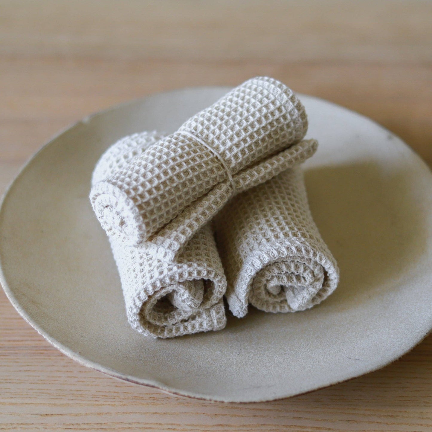 Organic Lifestyle Oat Waffle Face Cloth