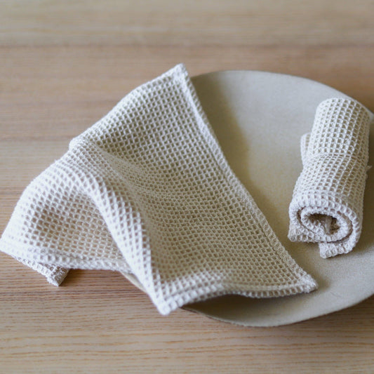 Organic Lifestyle Oat Waffle Face Cloth