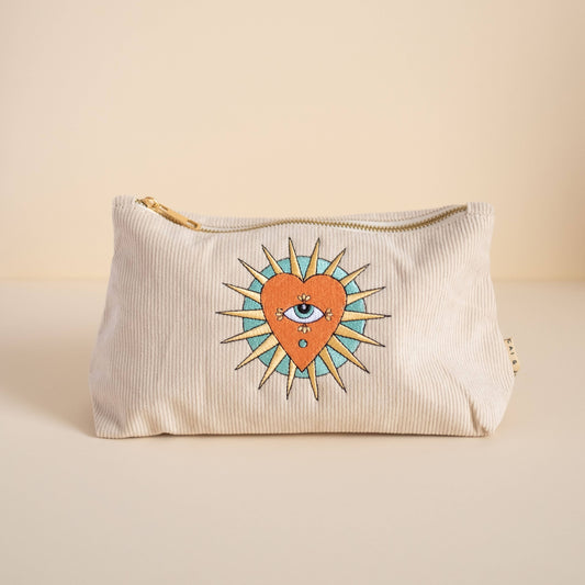 Stone Corduroy Sun Pouch