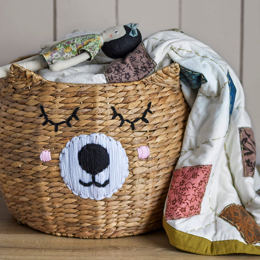 Bloomingville MINI Eman Water Hyacinth Storage Basket
