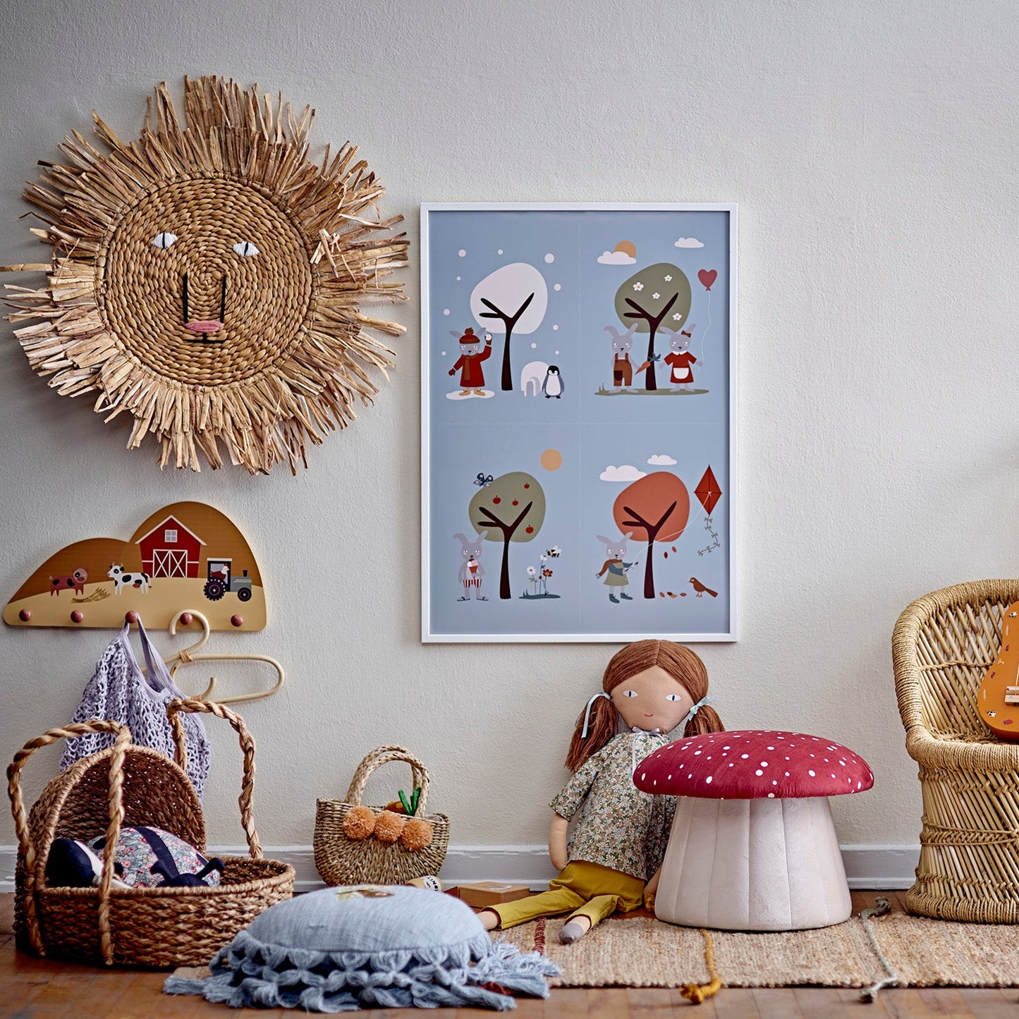 Bloomingville MINI Basir Lion Wall Décor