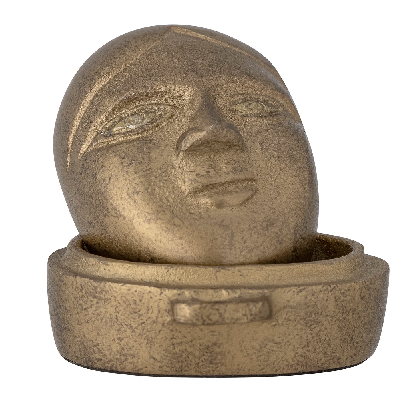Jola Deco Jar With Lid - Brass