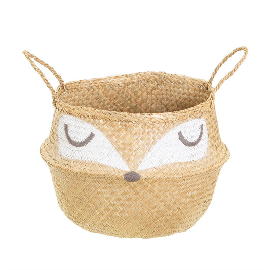 Sass & Belle Woodland Fox Seagrass Storage Basket