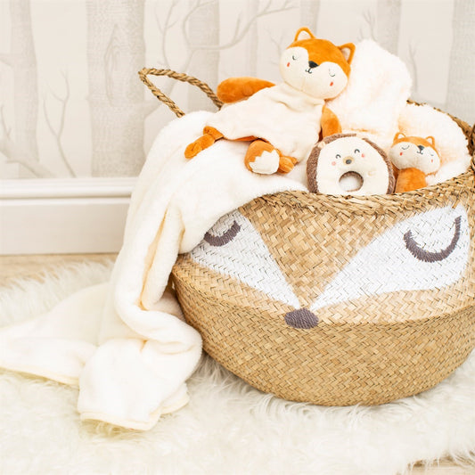Sass & Belle Woodland Fox Seagrass Storage Basket