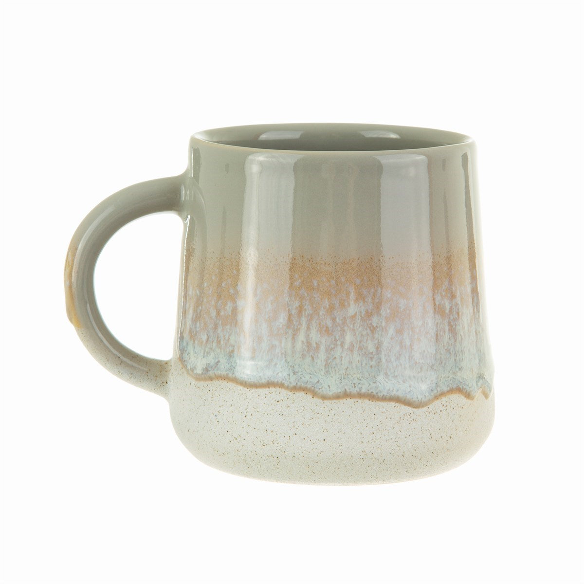 Sass & Belle Mojave Glaze Mug – Green & Grey