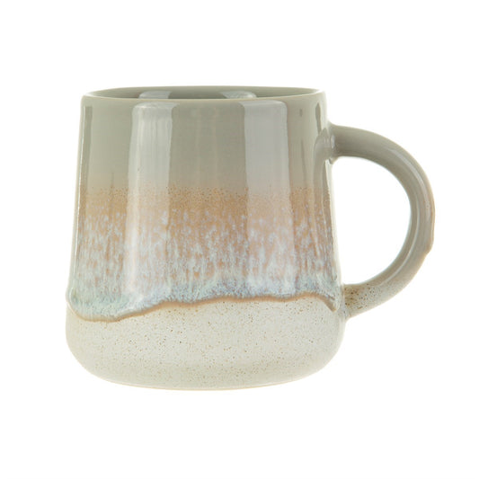 Sass & Belle Mojave Glaze Mug – Green & Grey