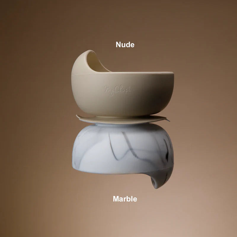 La Romi My First Weaning Bowl & Spoon Set – Nude