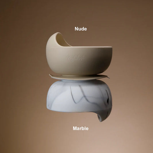 La Romi My First Weaning Bowl & Spoon Set – Nude