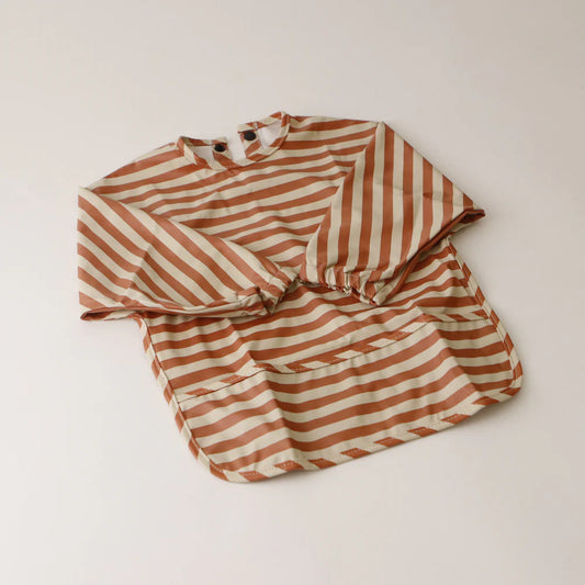 La Romi Retro Stripes Catch-All Cape Bib