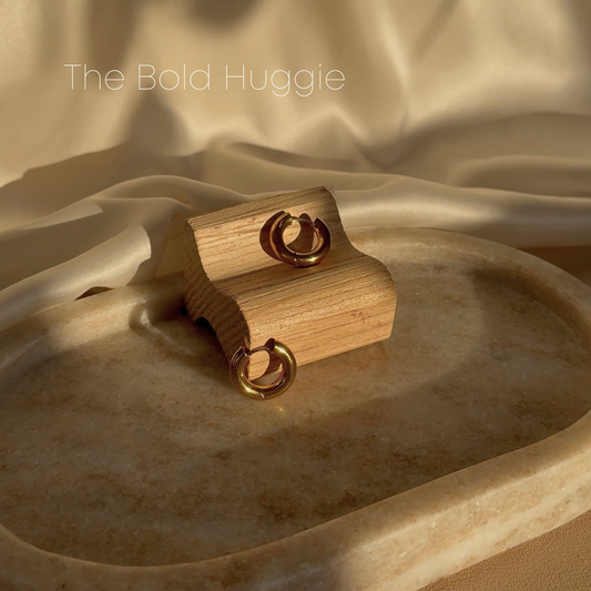 The Bold Huggie Earrings | Waterproof