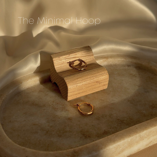 The Minimal Hoop Earrings | Waterproof