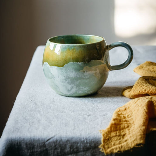 Egg Back Home Landscape Ball Mug
