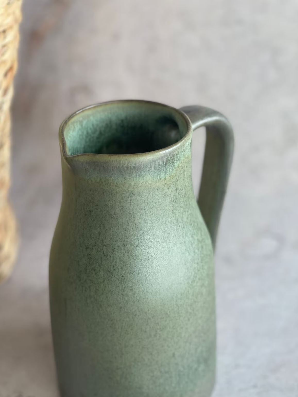 He’s Looking At You Pitcher – Stoneware