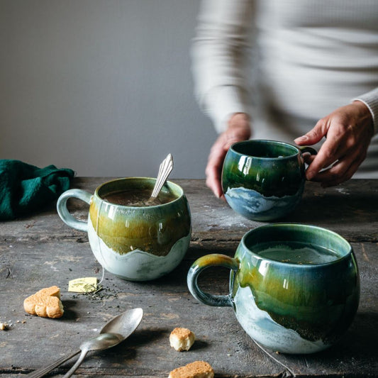 Egg Back Home Landscape Ball Mug