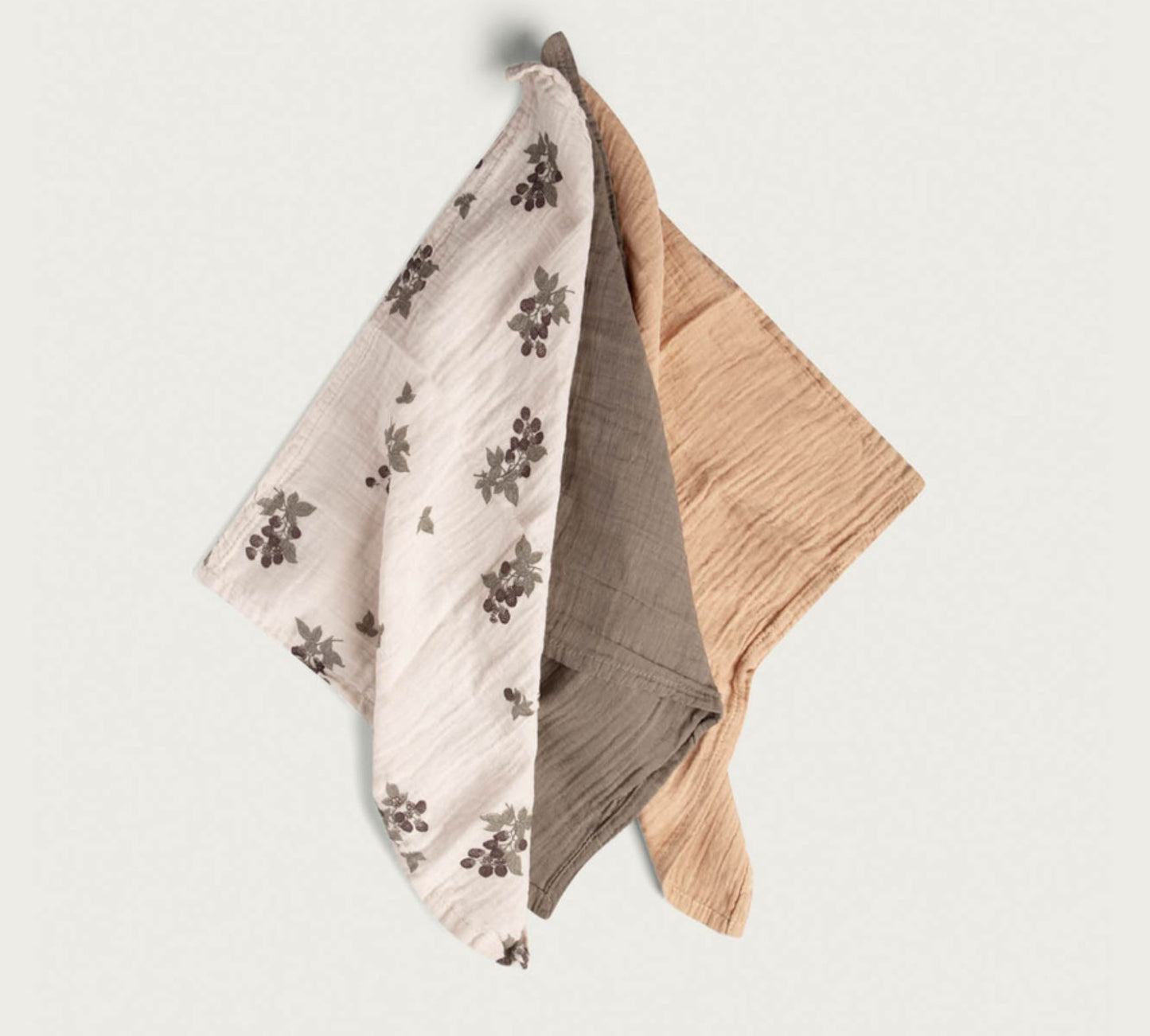 Garbo & Friends Muslin Burp Cloths (Pack of 3)