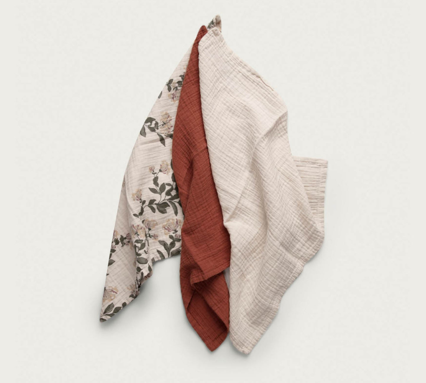 Garbo & Friends Muslin Burp Cloths (Pack of 3)