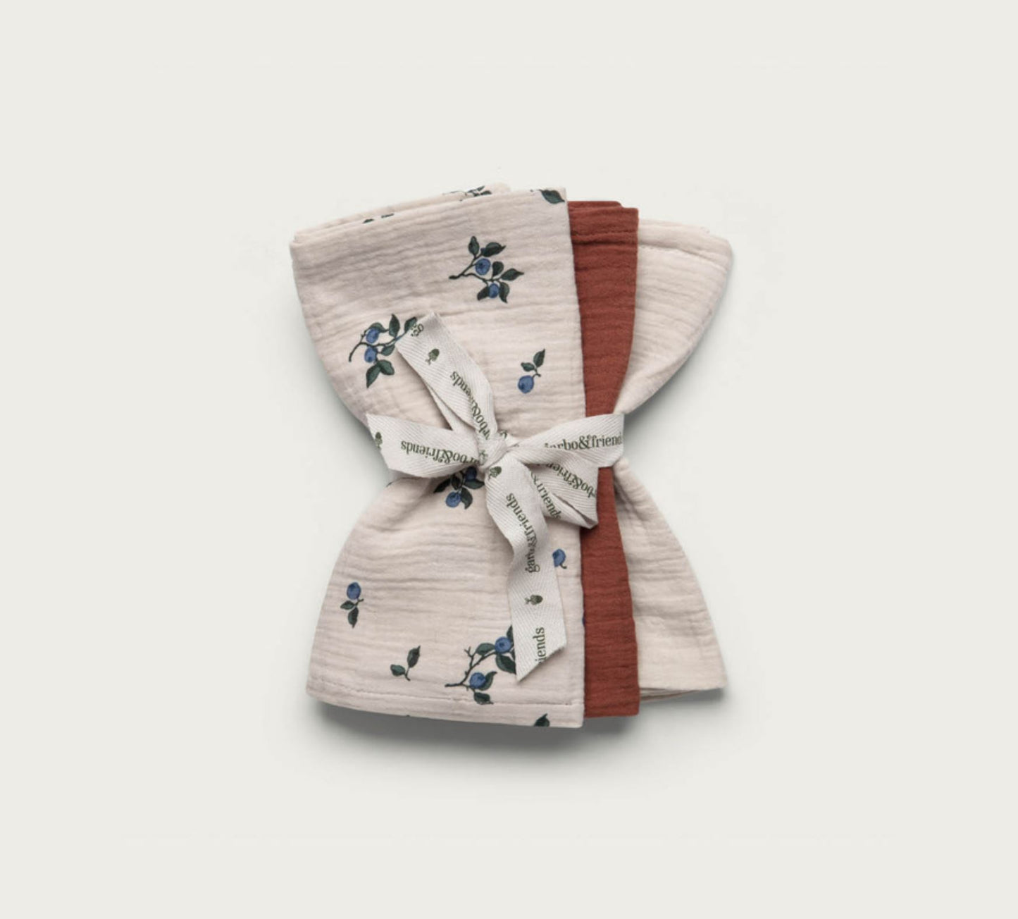 Garbo & Friends Muslin Burp Cloths (Pack of 3)