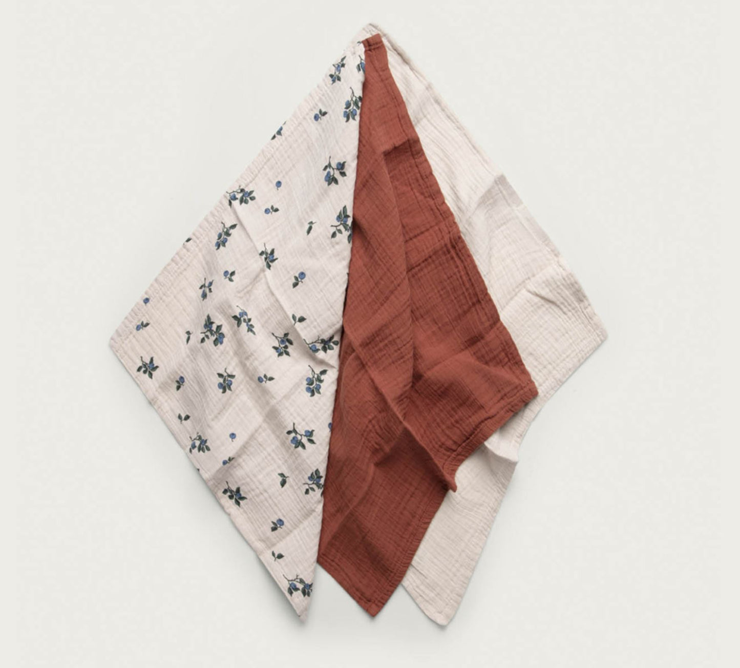 Garbo & Friends Muslin Burp Cloths (Pack of 3)